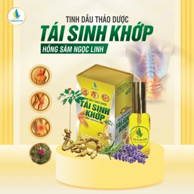 Tinh dầu thảo dược Khớp Hồng Sâm Ngọc Linh 100ml - Giảm đau, chống viêm Tân Sơn Anh 591k 3 Tinh dầu thảo dược Khớp Hồng Sâm Ngọc Linh 100ml - Giảm đau, chống viêm Tân Sơn Anh 591k 3