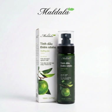 Tinh dầu thiên nhiên dưỡng tóc bưởi Maldala dừa Vitamin B5 100ml - Giá 155.000đ