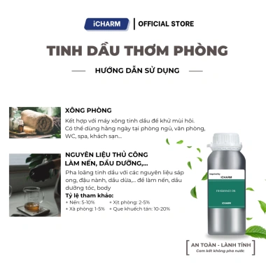 Tinh dầu thơm Hilton Hotel iCHARM 1L - Hương phòng khách sạn giảm giá 1.620.000₫