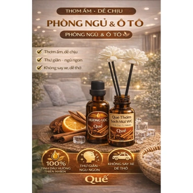 Tinh Dầu Thơm Ô Tô 50ml Khử Mùi 30 Ngày Sả Chanh Trầm Hương Lưu Cao Cấp kèm Que Khếch Tán 4 Tinh Dầu Thơm Ô Tô 50ml Khử Mùi 30 Ngày Sả Chanh Trầm Hương Lưu Cao Cấp kèm Que Khếch Tán 4
