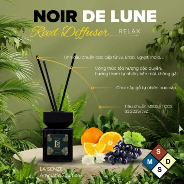 Tinh Dầu Thơm Phòng LA SENZE Noir de Lune 100ml - Hương Sang Trọng, Giá 265k