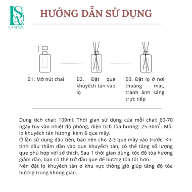 Tinh Dầu Thơm Phòng LA SENZE Noir de Lune 100ml - Hương Sang Trọng, Giá 265k 9 Tinh Dầu Thơm Phòng LA SENZE Noir de Lune 100ml - Hương Sang Trọng, Giá 265k 9