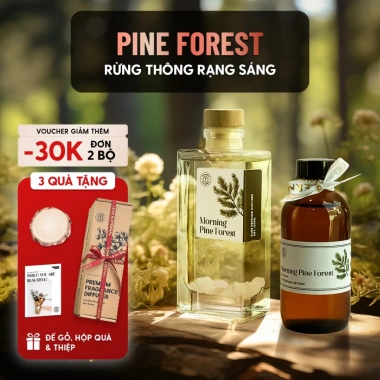 Tinh Dầu Thơm Phòng Pine Forest - Cắm Que Hương Gỗ, Giá Ưu Đãi 387.055₫ HENY GARDEN