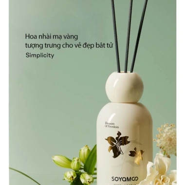 Tinh dầu thơm phòng SOYAMOO 150ml/200ml Moonlit Gardenia - Hoa Nhài, thơm lâu, giá ưu đãi 185.000 VND 7