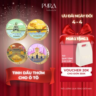 Tinh Dầu Thơm Xe Hơi Pin Tiện Lợi - Thiết Kế Bắt Mắt, Trang Trí & Hương Dịu Nhẹ, Giá 340.000đ