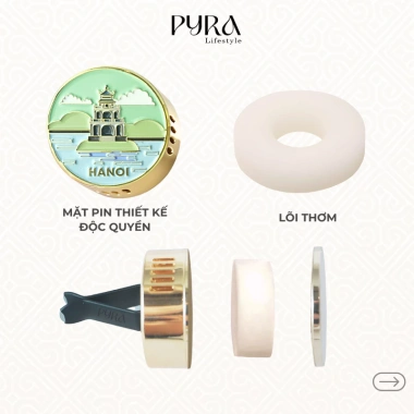 Tinh Dầu Thơm Xe Hơi Pin Tiện Lợi - Thiết Kế Bắt Mắt, Trang Trí & Hương Dịu Nhẹ, Giá 340.000đ