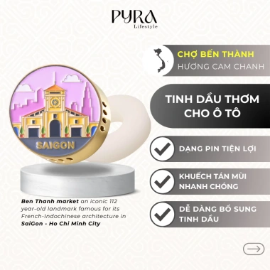Tinh Dầu Thơm Xe Hơi Pin Tiện Lợi - Thiết Kế Bắt Mắt, Trang Trí & Hương Dịu Nhẹ, Giá 340.000đ