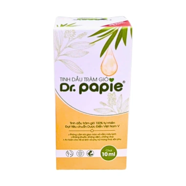 Tinh dầu tràm gió Dr papie 100% - cảm cúm, cảm lạnh, giữ ấm cho bé sơ sinh 9