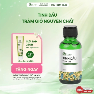 Tinh dầu tràm gió nguyên chất Cỏ Mềm 30ml Giữ ấm ngừa cảm lạnh Giá ưu đãi 207.000 2