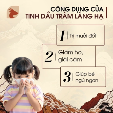Tinh dầu Tràm Huế Làng Hạ - Tăng sức đề kháng, ngăn cảm, ho đờm, đuổi muỗi, an toàn cho bé - Giá chỉ 89.000 VND 2