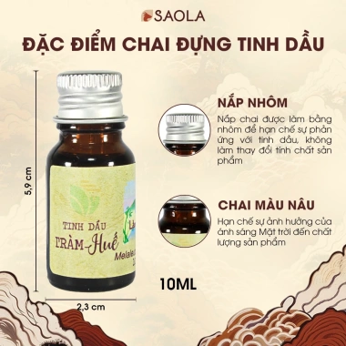 Tinh dầu Tràm Huế Làng Hạ - Tăng sức đề kháng, ngăn cảm, ho đờm, đuổi muỗi, an toàn cho bé - Giá chỉ 89.000 VND 5