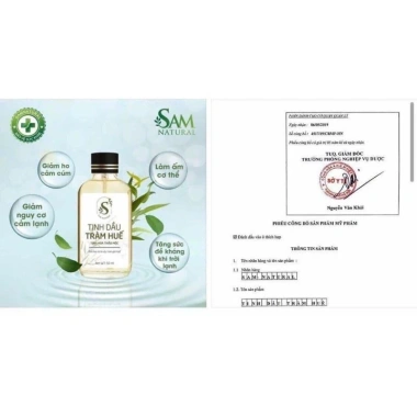Tinh Dầu Tràm Huế Nguyên Chất SAM NATURAL - Giảm 21% còn 260000đ 5