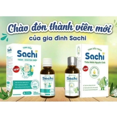 Tinh dầu tràm khuynh diệp Sachi 30ml - ấm cơ thể, đuổi muỗi, giảm ngứa côn trùng cắn, giá chỉ 73.700đ 5