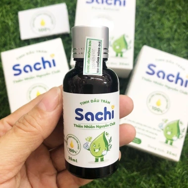 Tinh dầu tràm Sachi 30ml - Làm ấm, giảm chướng bụng, an toàn cho bé