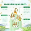 Tinh dầu treo bưởi 8ml - Hoa nén Vegan, khử mùi, thanh lọc không khí, giảm say xe 2