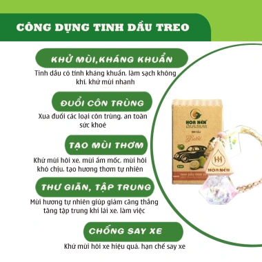 Tinh dầu treo bưởi 8ml - Hoa nén Vegan, khử mùi, thanh lọc không khí, giảm say xe 3 Tinh dầu treo bưởi 8ml - Hoa nén Vegan, khử mùi, thanh lọc không khí, giảm say xe 3