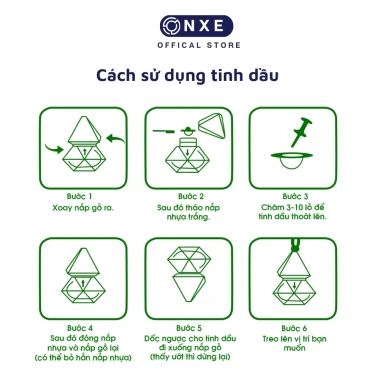 Tinh dầu treo xe ô tô hương thơm – Chống say, giảm căng thẳng khi lái xe – 125k
