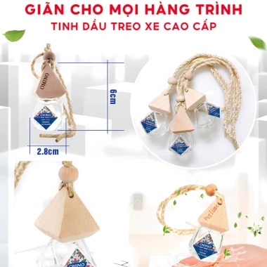 Tinh Dầu Treo Xe Ô Tô Khử Mùi Thơm Thiên Nhiên, Chống Say, Cao Cấp Tiện Lợi 39.000₫