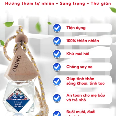 Tinh Dầu Treo Xe Ô Tô Khử Mùi Thơm Thiên Nhiên, Chống Say, Cao Cấp Tiện Lợi 39.000₫ 6 Tinh Dầu Treo Xe Ô Tô Khử Mùi Thơm Thiên Nhiên, Chống Say, Cao Cấp Tiện Lợi 39.000₫ 6