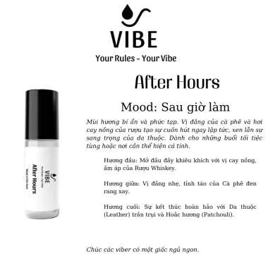 Tinh dầu VIBE After Hours 10ml dạng lăn - Nổi tiếng, lưu hương 12h, chỉ 15.000đ 7 Tinh dầu VIBE After Hours 10ml dạng lăn - Nổi tiếng, lưu hương 12h, chỉ 15.000đ 7
