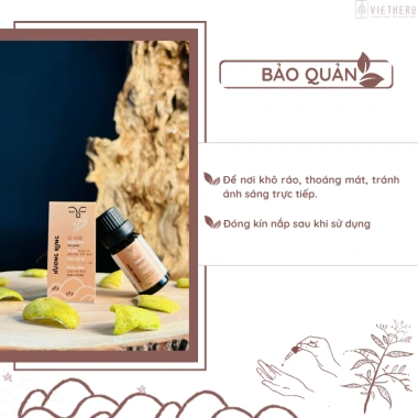 Tinh dầu vỏ bưởi VIETHERB 10ml - Kích thích mọc tóc, dưỡng tóc, giá 140.000 VND