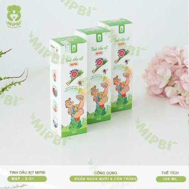 Tinh dầu xịt muỗi Mipbi 100ml - An toàn cho bé, đuổi muỗi nhanh, chỉ 69.000₫ 3