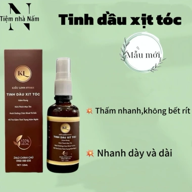 Tinh Dầu Xịt Tóc Kiều Linh Store - Dưỡng ẩm, Tăng bóng, Giảm tĩnh điện, Giá 134.200đ