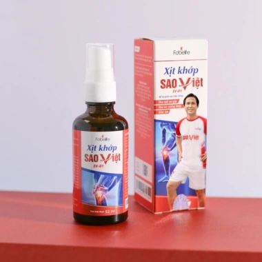 Tinh dầu xoa bóp xịt xương khớp Sao Việt 52ml giảm đau, cải thiện bong gân, chỉ 85.000