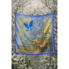 Tinh lam Mai trắng đón Xuân - Lụa Latin 70x70cm CHAM BOUTIQUE, giá ưu đãi 138k