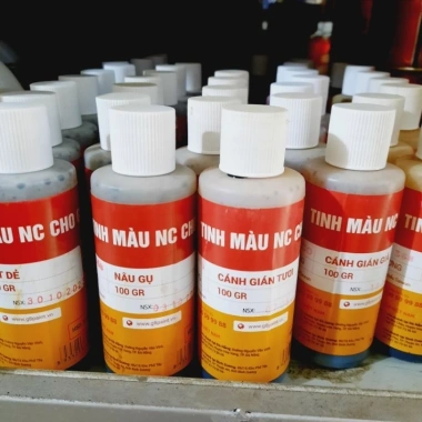 Tinh màu pha sơn gỗ G8 Paint cao cấp 100g óc chó, vàng, cánh gián, hạt dẻ, nâu gụ – 33.000đ