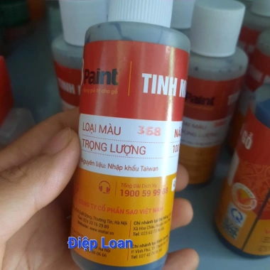 Tinh màu pha sơn gỗ G8 Paint cao cấp 100g óc chó, vàng, cánh gián, hạt dẻ, nâu gụ – 33.000đ 7