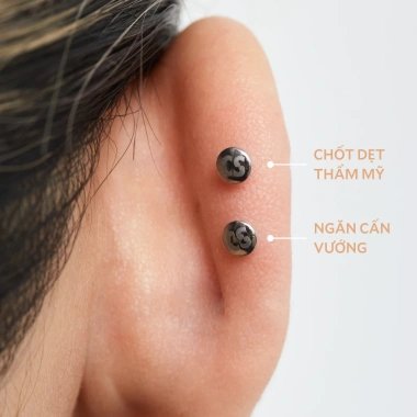 Titanium Earring Collection Cockstock - Khuyên tai titan cao cấp, siêu bền, giá chỉ 98.000₫ giảm từ 121.520₫ 6
