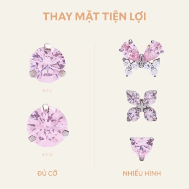 Titanium Earring Collection Cockstock - Khuyên tai titan cao cấp, siêu bền, giá chỉ 98.000₫ giảm từ 121.520₫ 7