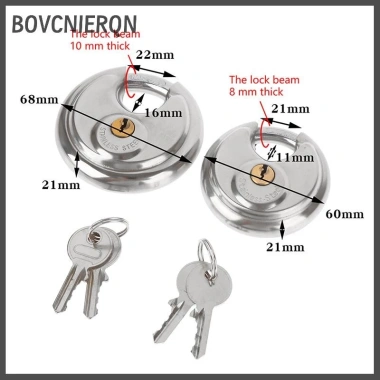 Tn 1 Chiếc 60/70mm Thép Không Gỉ Mát Tay Đĩa Tròn Bảo Quản, Khóa Ổ Khóa, Chống Rỉ và Chống Thấm Nước - Giá Ưu Đãi 88.770đ