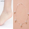 Tn 925 mạ bạc dây xích vòng chân, vòng tay, sandal chân trần đi biển giảm giá 18% còn 46.090đ 3