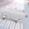 Tn 925 mạ bạc dây xích vòng chân, vòng tay, sandal chân trần đi biển giảm giá 18% còn 46.090đ 4