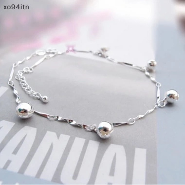 Tn 925 mạ bạc dây xích vòng chân, vòng tay, sandal chân trần đi biển giảm giá 18% còn 46.090đ 4