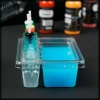 Tn Hình Xăm Đựng Kim 20 Chiếc Suốt Dùng Một Lần - Khay Nhựa cho Cốc 2 Lớp, Làm Sạch 2