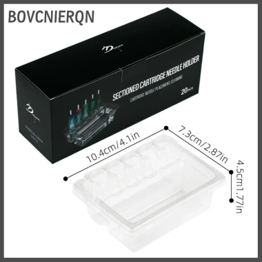 Tn Hình Xăm Đựng Kim 20 Chiếc Suốt Dùng Một Lần - Khay Nhựa cho Cốc 2 Lớp, Làm Sạch 5 Tn Hình Xăm Đựng Kim 20 Chiếc Suốt Dùng Một Lần - Khay Nhựa cho Cốc 2 Lớp, Làm Sạch 5