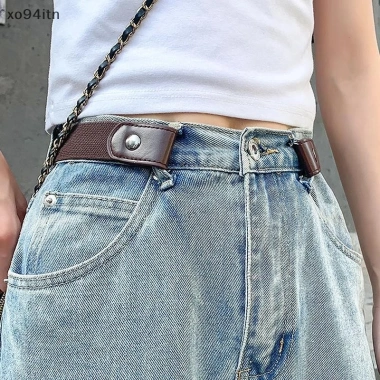Tn Mới Unisex Đàn Hồi Không Khóa Dây - Quần Jean và Đầm Co Giãn Eo Dành Cho Người Lớn Nữ, Miễn Phí Khóa Thắt Lưng