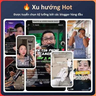 TNW T26 Tripod Mini Bluetooth - Gậy selfie Capgrip cho điện thoại, 119.000đ 2