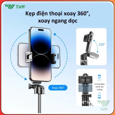 TNW T26 Tripod Mini Bluetooth - Gậy selfie Capgrip cho điện thoại, 119.000đ 4