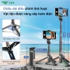TNW T27 Tripod điện thoại 3 chân, gậy selfie mini có đèn LED, quay 360°, chỉ 259k 7