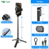 TNW T27 Tripod điện thoại 3 chân, gậy selfie mini có đèn LED, quay 360°, chỉ 259k 10