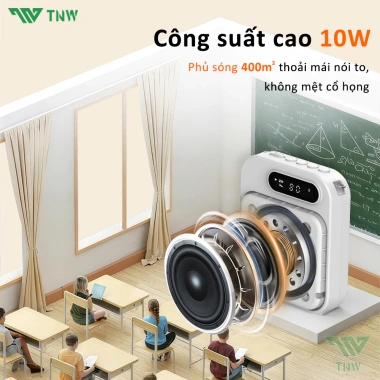 TNW Y27 Loa trợ giảng mic không dây, âm thanh trong rõ, ưu đãi 649k cho giáo viên thuyết trình