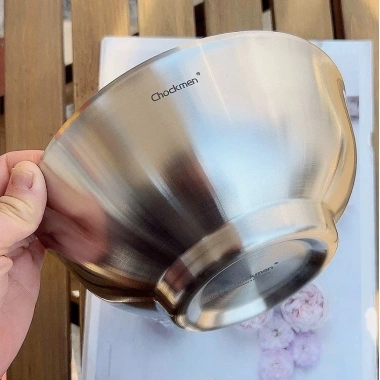 Tô bát inox 18/10 Chockmen 20cm 2 lớp chống bỏng cách nhiệt Giá ưu đãi 295.000 VND 9 Tô bát inox 18/10 Chockmen 20cm 2 lớp chống bỏng cách nhiệt Giá ưu đãi 295.000 VND 9