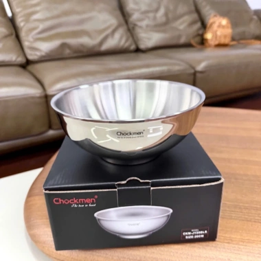 Tô bát inox 18/10 Chockmen 20cm 2 lớp chống bỏng cách nhiệt Giá ưu đãi 295.000 VND 11 Tô bát inox 18/10 Chockmen 20cm 2 lớp chống bỏng cách nhiệt Giá ưu đãi 295.000 VND 11