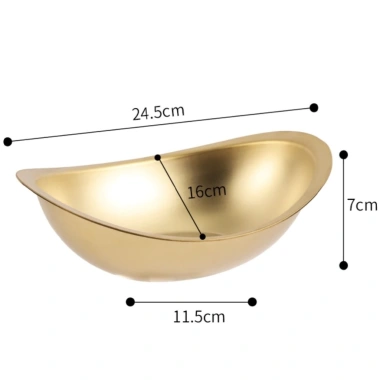 Tô Bát Inox Hình Thỏi Vàng - Thỏi Bạc Đa Năng, Mang Tài Lộc, Giá 150.000 VNĐ