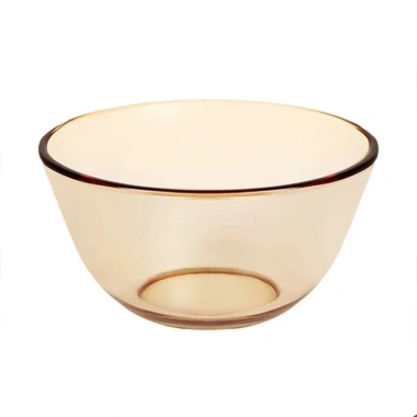 Tô Chén Bát Thuỷ Tinh Dulica House Màu Hổ Phách, Dày 7mm, Cách Nhiệt, Giá 25.000 VND