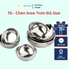 Tô Chén Inox 2 Lớp Dày Dặn Chống Nóng - Thiết Kế Trơn, Giá 16.000đ MTA MART